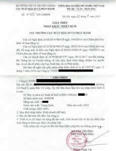 Xin giấy phép nhập khẩu