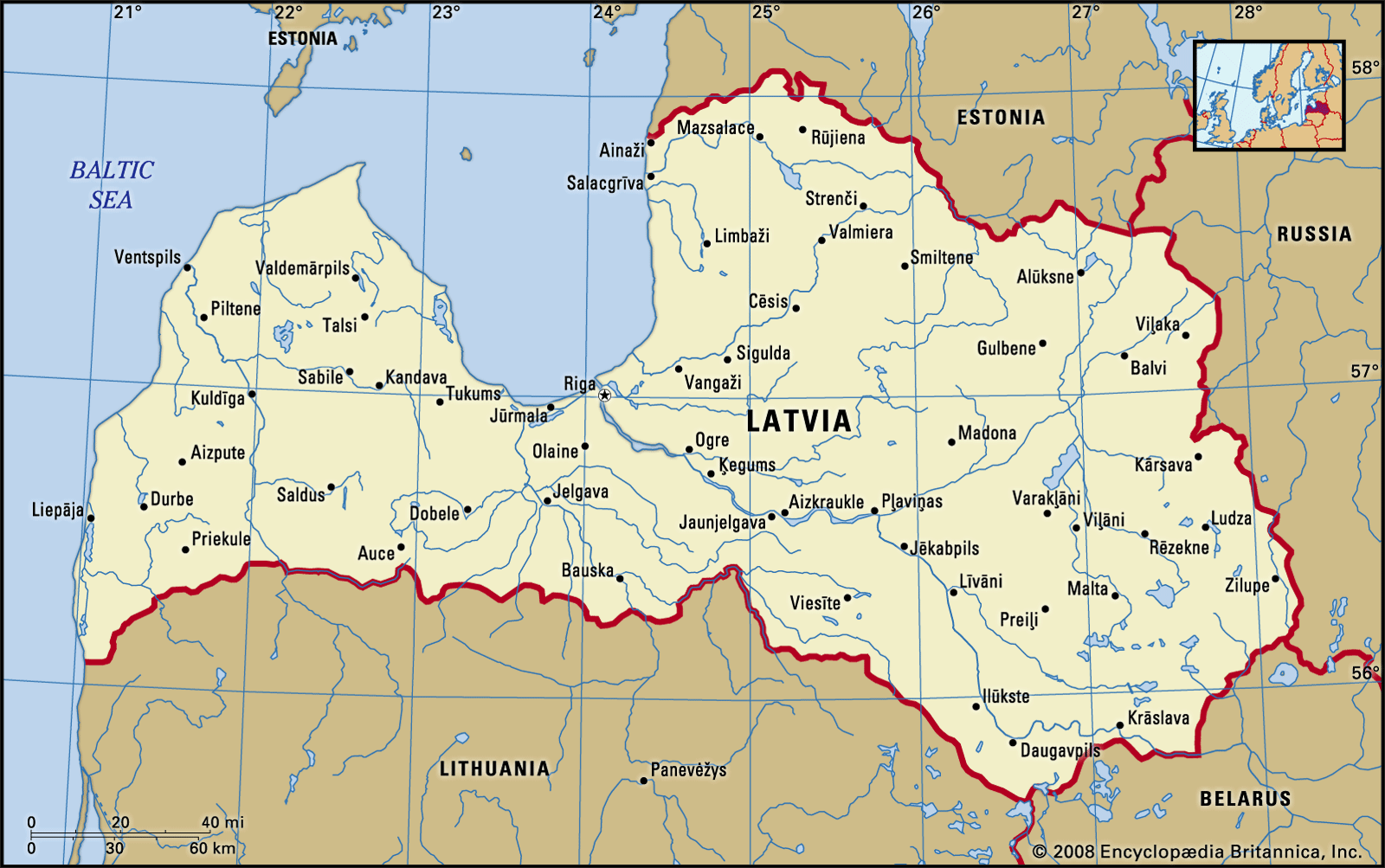 Đất nước Latvia xinh đẹp