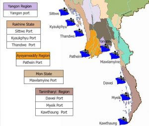Dịch vụ gom hàng lẻ, vận chuyển đường biển đi Myanmar giá rẻ