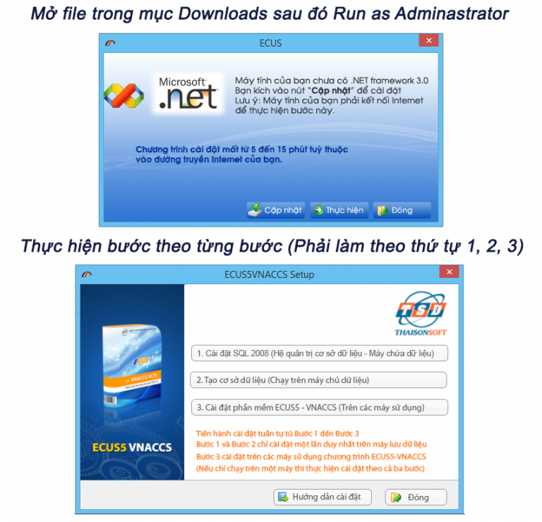 Hướng dẫn cài đặt ecus5 trên Win 10, Win 7, Win 8