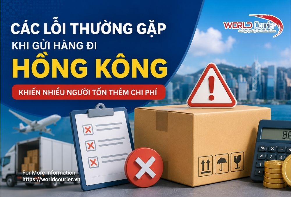 Các lỗi thường gặp khi gửi hàng đi Hồng Kông khiến nhiều người tốn thêm chi phí