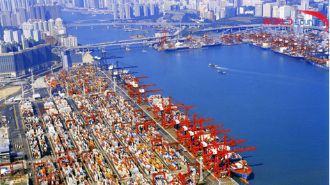 Cảng container Hồng Kông hiện đại