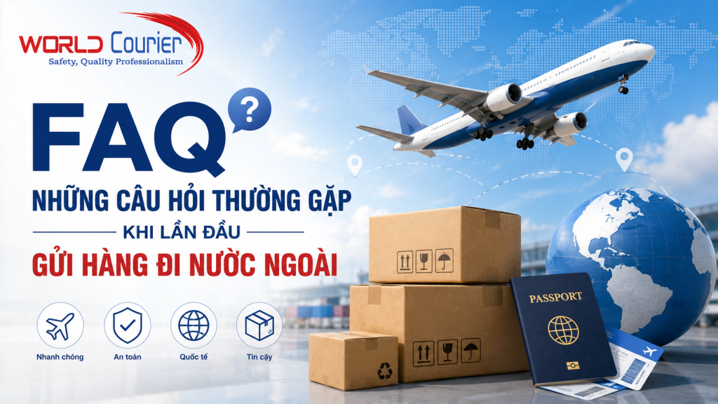 Những câu hỏi thường gặp khi lần đầu gửi hàng đi nước ngoài (FAQ)
