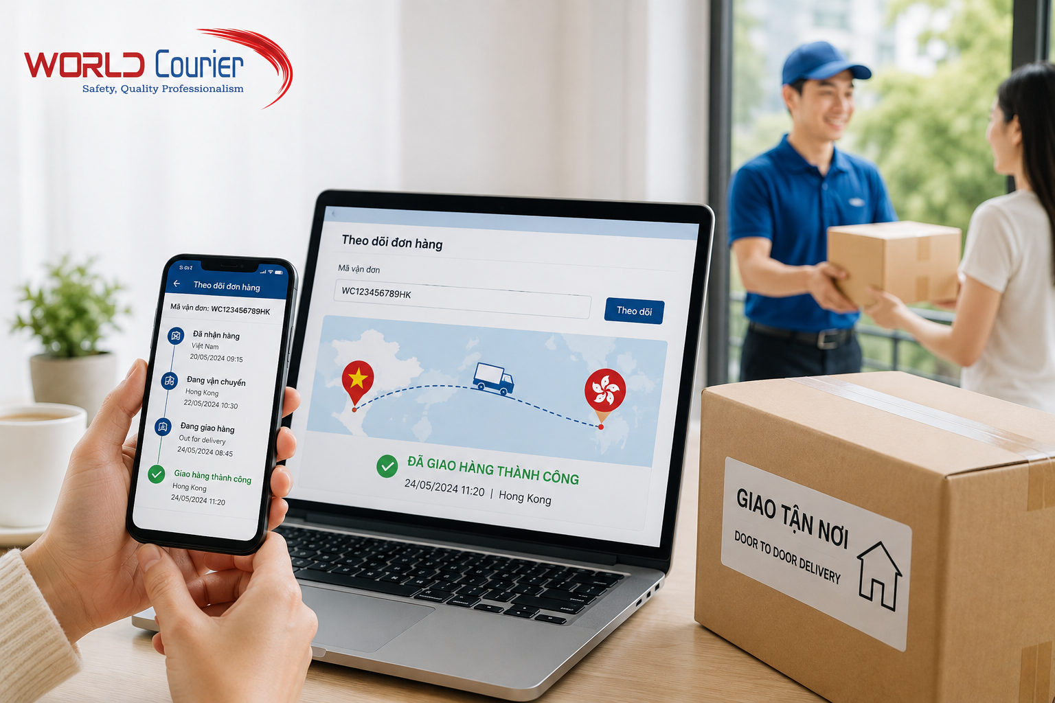 ePacket đi Hồng Kông có giao tận nơi không?