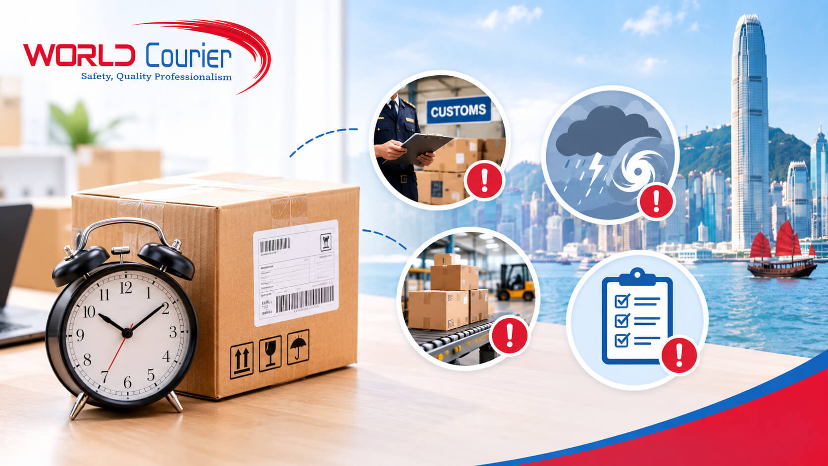 Hàng gửi đi Hồng Kông bị chậm? Những nguyên nhân thường gặp