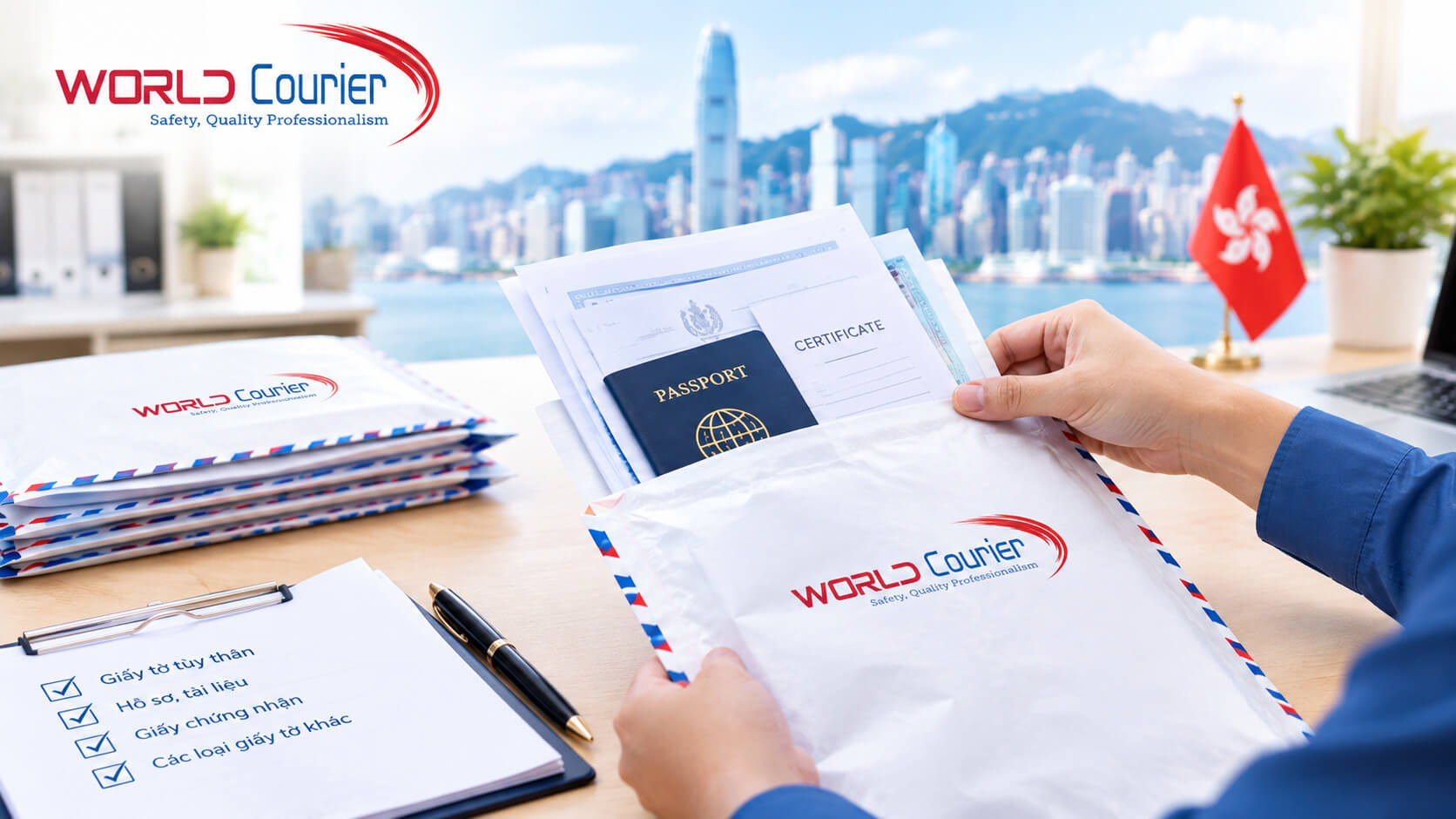 Gửi tài liệu, giấy tờ sang Hồng Kông bằng ePacket Gửi tài liệu, giấy tờ sang Hồng Kông bằng ePacket